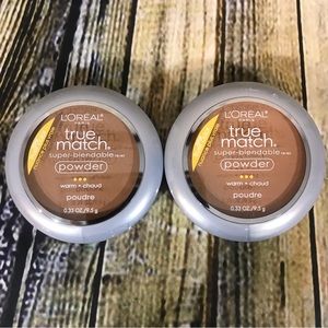 L’ORÉAL Lot of 2 True Match Super Blendable Powder W8 Crème Cafe